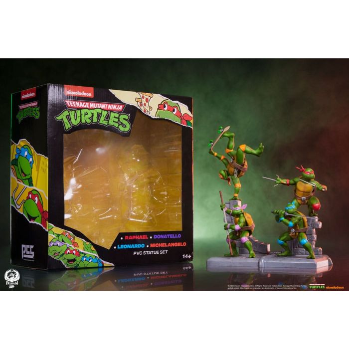 Teenage Mutant Ninja Turtles PVC Statue 4-pack 20 cm