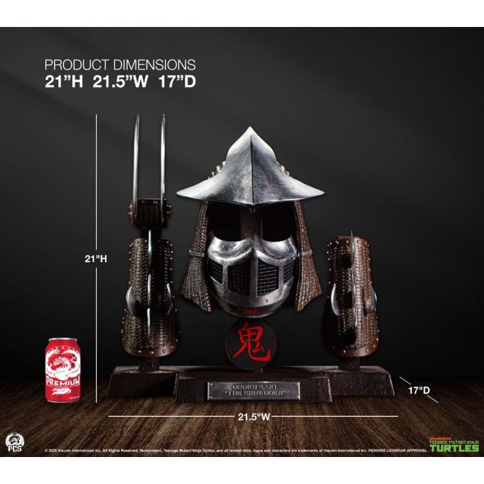 Teenage Mutant Ninja Turtles Life-Size armor set Shredder (Electroplated Edition) 53 cm