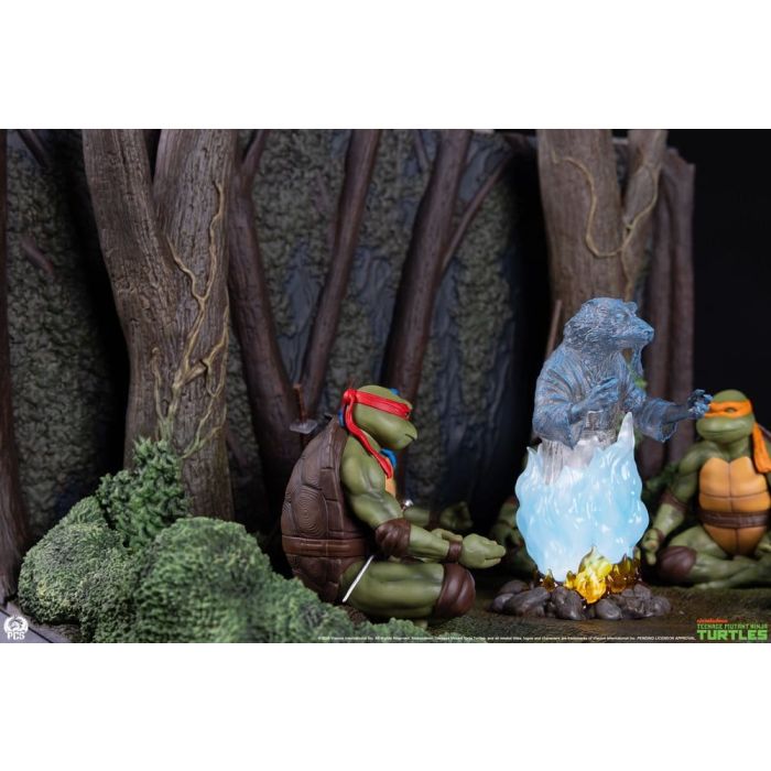 Teenage Mutant Ninja Turtles (Movie Moments) Mini Scale Diorama Splinter's Spirit 36 cm