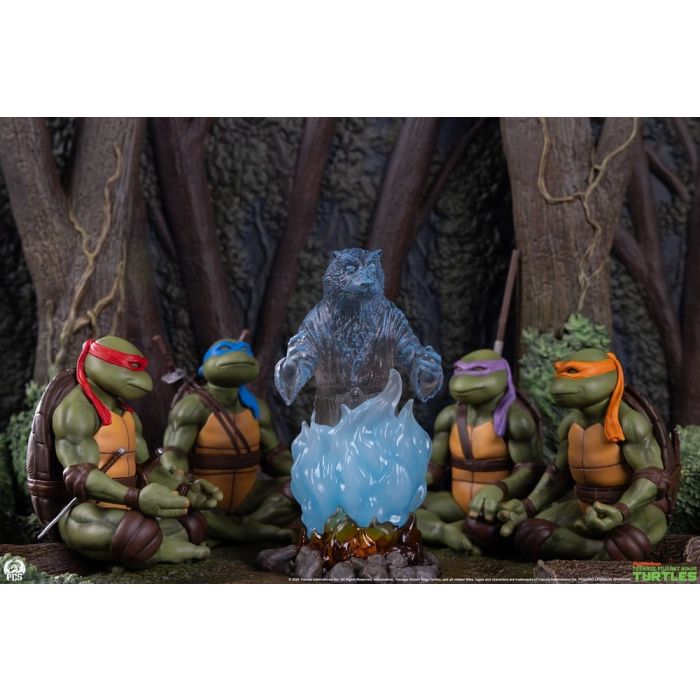 Teenage Mutant Ninja Turtles (Movie Moments) Mini Scale Diorama Splinter's Spirit 36 cm