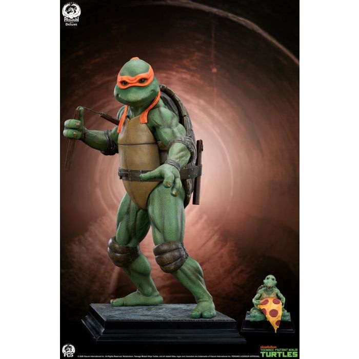 Teenage Mutant Ninja Turtles Statue 1/2 Michelangelo Deluxe Edition 84 cm
