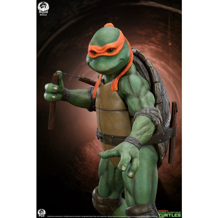 Teenage Mutant Ninja Turtles Statue 1/2 Michelangelo Deluxe Edition 84 cm