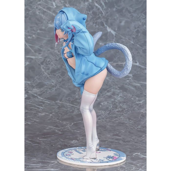 Virtual illustrator Kanzarin PVC Figure 1/6 kanzarin-chan: Cat-Eared Hoodie Ver. 26 cm