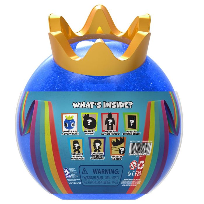 Rainbow Friends Head Bundle Blue Metallic