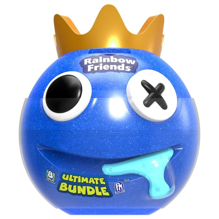 Rainbow Friends Head Bundle Blue Metallic