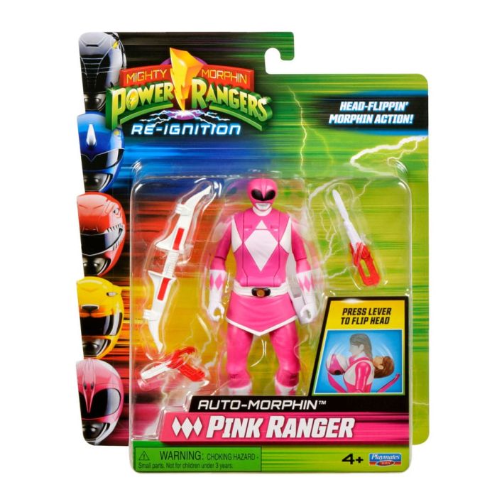 Mighty Morphin Power Rangers Action Figure Auto-Morphin Pink Ranger 12 cm