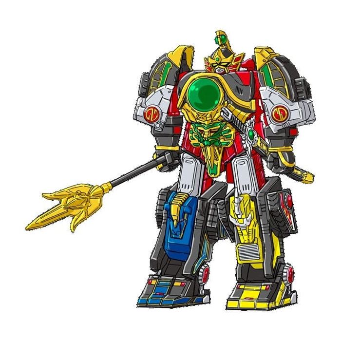 Mighty Morphin Power Rangers Thunder Megazord with Mega Power Sword Action Figure 28 cm