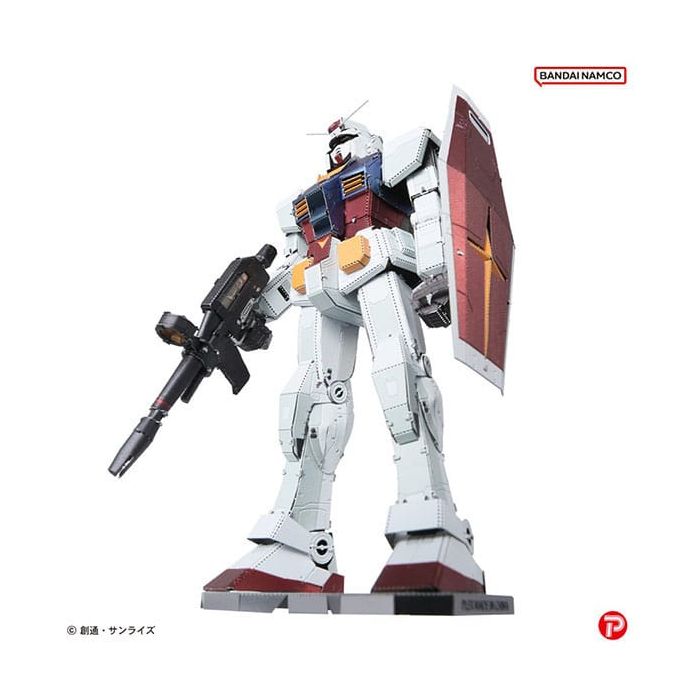Mobile Suit Gundam Metallic Nano Puzzle Model Kit RX-78-2 12 cm