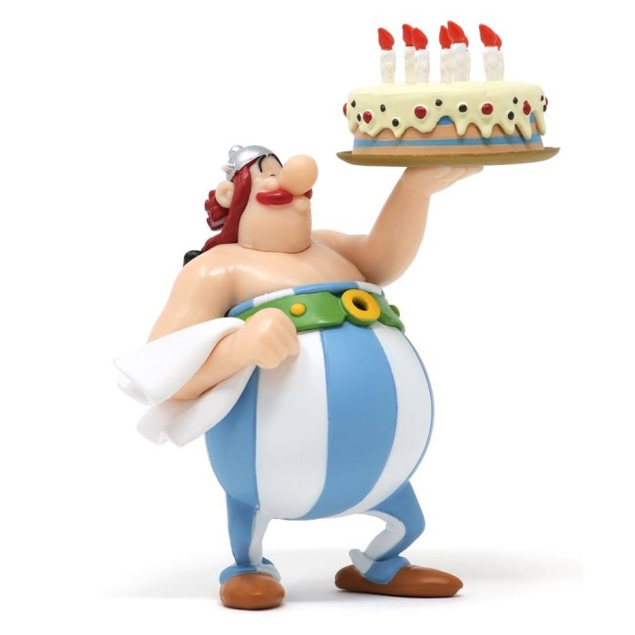 Asterix PVC Figure Obelix Happy Birthday 8.5 cm