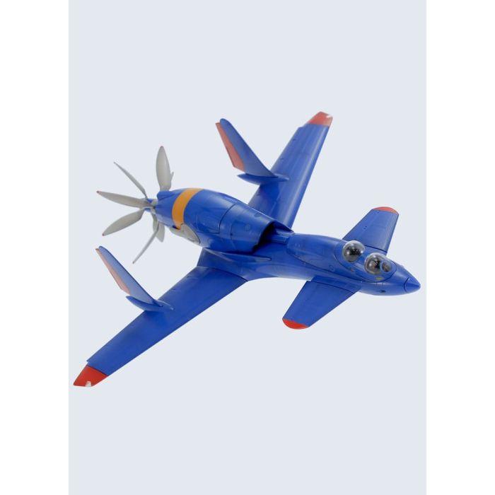 Royal Space Force: The Wings of Honnêamis Plastic Model Kit 1/72 Honneamise Oukoku Air Force Fighter Schira-DOW 3rd (Two-seater) 21 cm