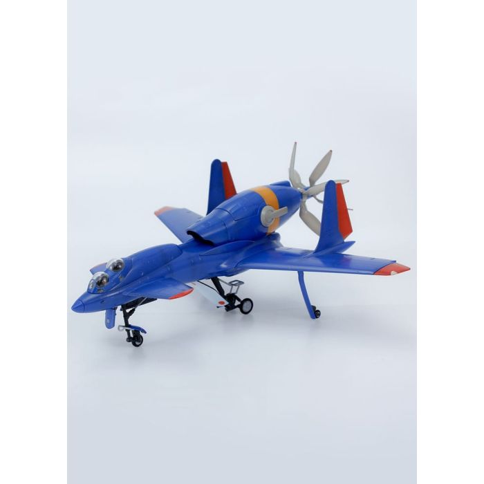 Royal Space Force: The Wings of Honnêamis Plastic Model Kit 1/72 Honneamise Oukoku Air Force Fighter Schira-DOW 3rd (Two-seater) 21 cm