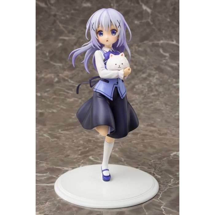Is the Order a Rabbit?? PVC Figure 1/7 Chino (Cafe Style) 21 cm