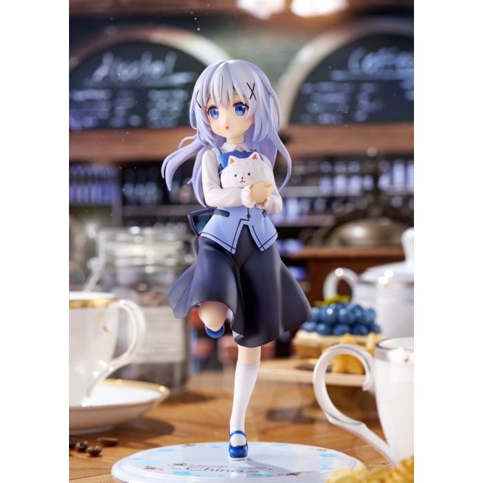 Is the Order a Rabbit?? PVC Figure 1/7 Chino (Cafe Style) 21 cm