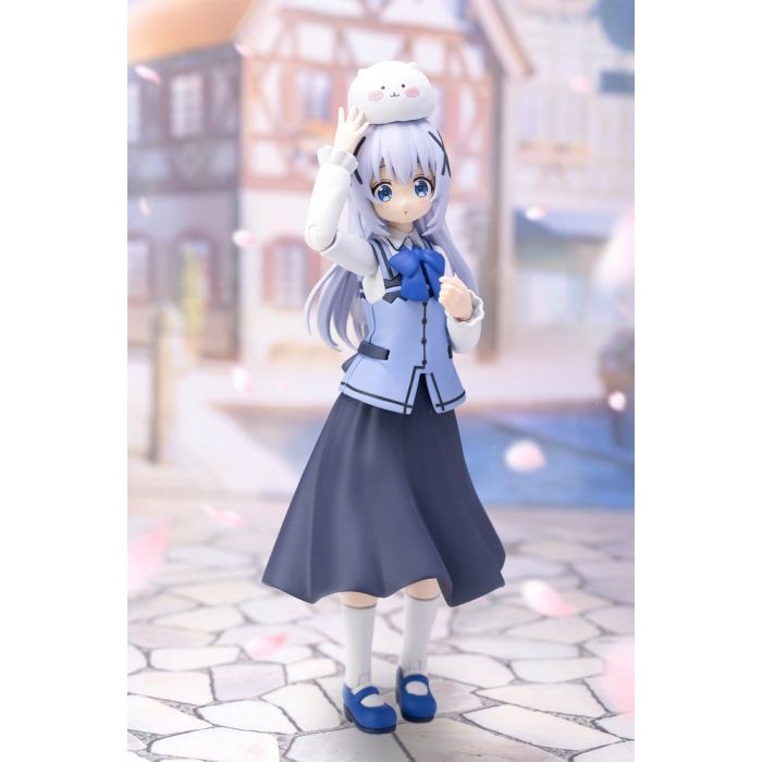 Is the Order a Rabbit? Bloom Plafia Plastic Model Kit Chino (Mini Figure set) 14 cm