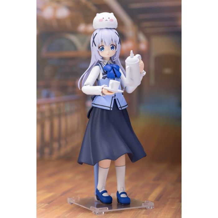 Is the Order a Rabbit? Bloom Plafia Plastic Model Kit Chino (Mini Figure set) 14 cm