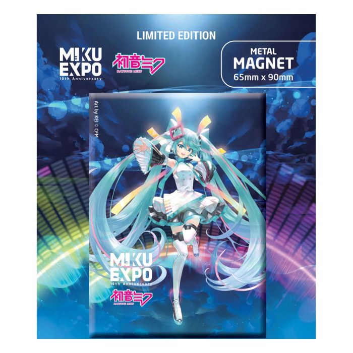 Hatsune Miku Fridge Magnet Miku Expo 10th Anniversary Art by Kei Ver. Limited Edition  