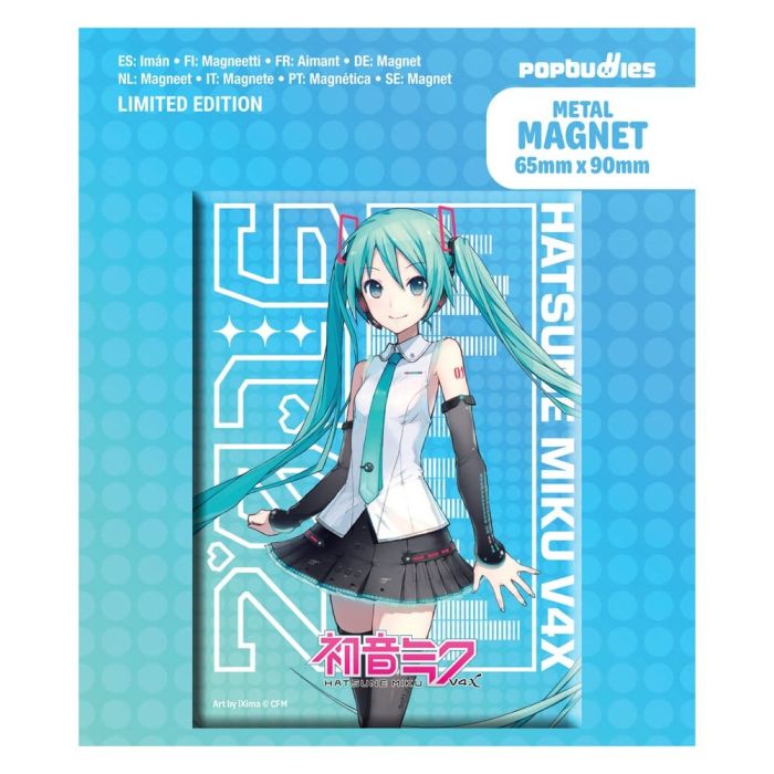 Hatsune Miku Fridge Magnet V4x Metal