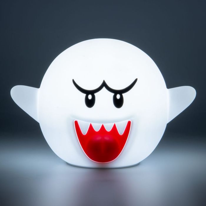 Super Mario Squishy Glo Silicon Light Boo 14 cm   