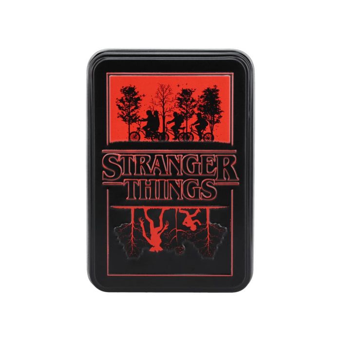 Stranger Thinngs 5 Playing Cards Metal