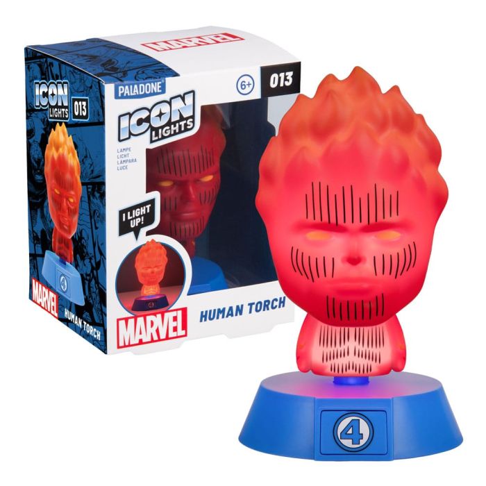 Fantastic Four Icons Light Human Torch 11 cm