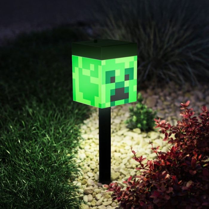 Minecraft LunaGlo Solar Stake Light Creeper