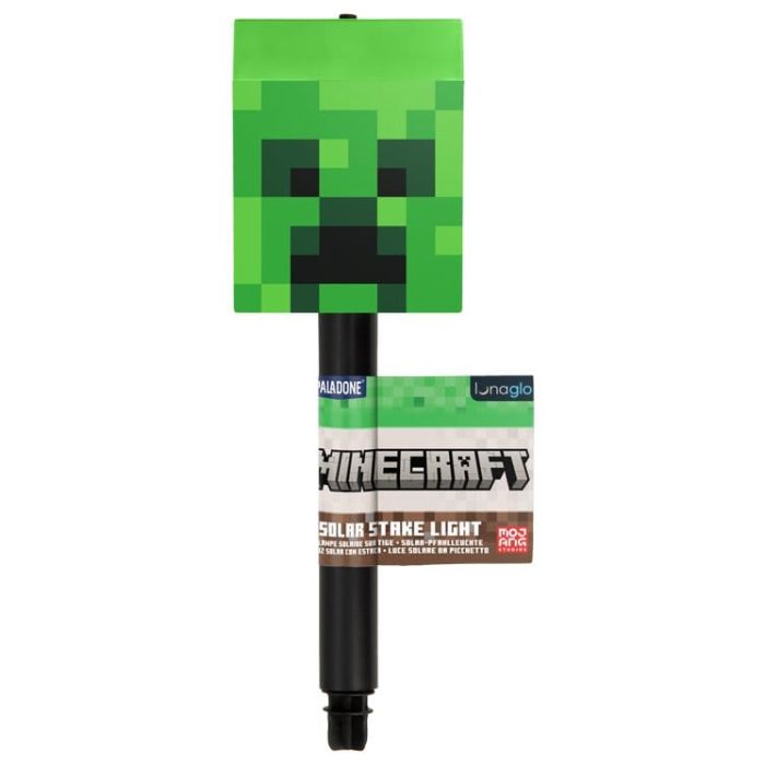 Minecraft LunaGlo Solar Stake Light Creeper