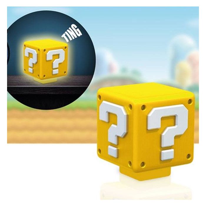 Super Mario Nightlight with Sound Question Block 8 cm