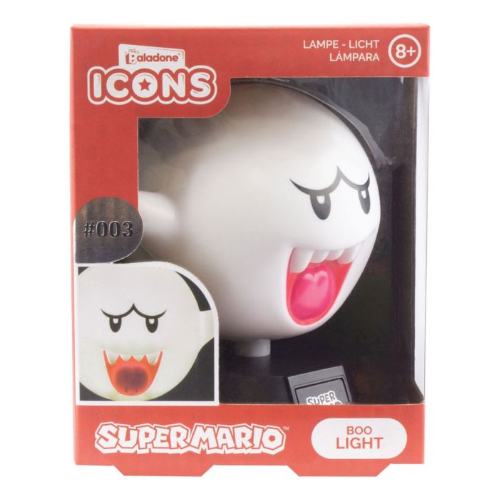 Super Mario Icon Light Boo 10 cm