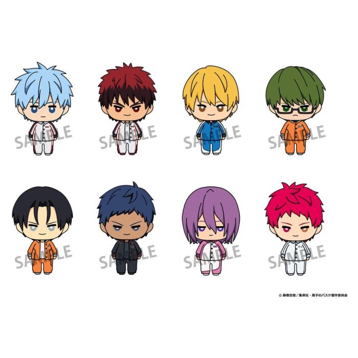 Kuroko's Basketball Nyokinto Mascot Mini Figures Blind Box Display 6 cm (8)