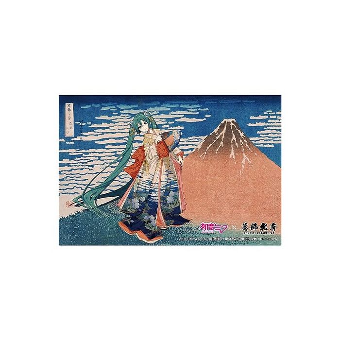 Hatsune Miku x Katsushika Hokusai iXima Postcard Fine Wind, Clear Morning (10)