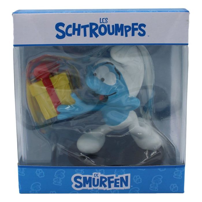 The Smurfs Statue Jokey Smurf with Gift 10 cm