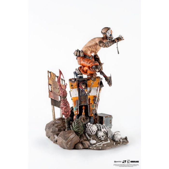 Borderlands 3 Statue 1/6 Psycho & Claptrap Diorama 40 cm 