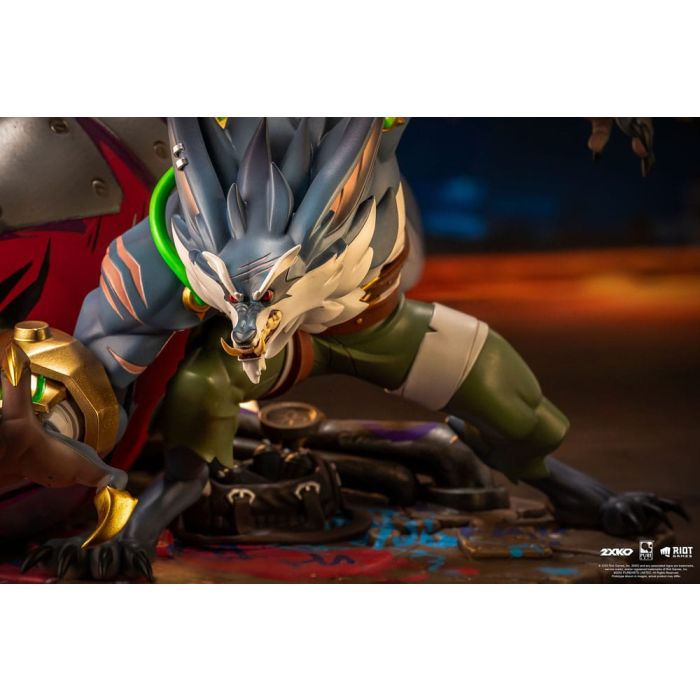 League of Legends Statue 1/10 2XKO Jinx & Warwick Diorama 37 cm