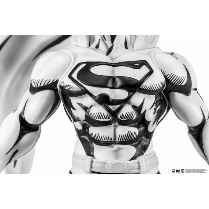 Man of Steel PX PVC Statue 1/8 SDCC 2024 Superman Black & White Version 36 cm   
