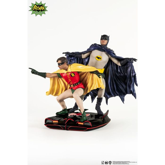 DC Comics PVC Diorama Statue 1/8 Batman & Robin 1966 23 cm