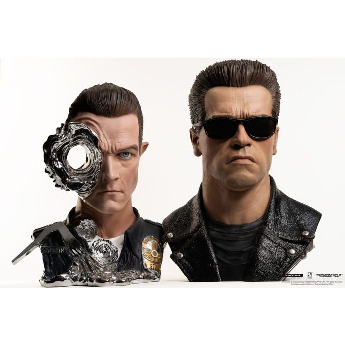 Terminator Replik 1/1 T-800 Model 101 Art Mask Painted Standard Version 46 cm