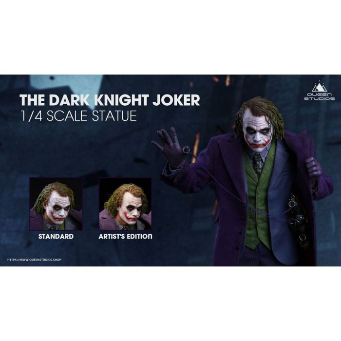 The Dark Knight Statue 1/4 Heath Ledger Joker Regular Edition 52 cm
