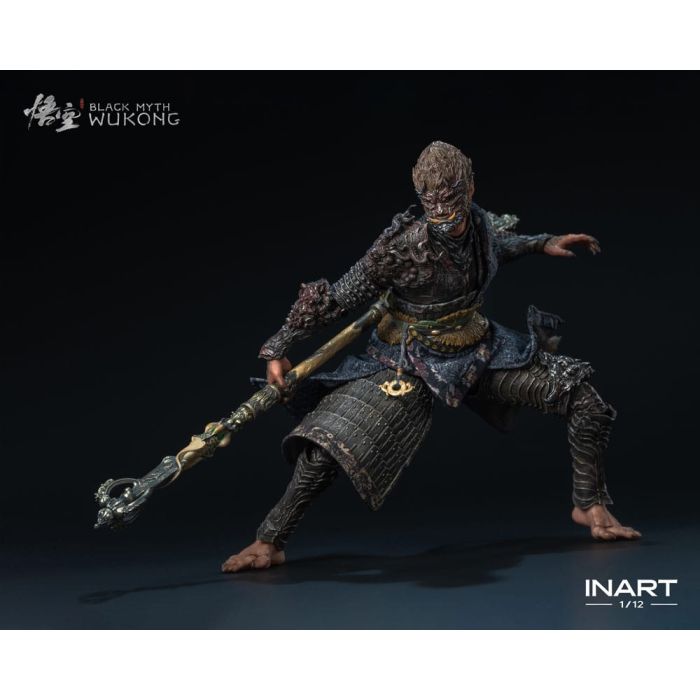 Black Myth: Wukong Action Figure 1/12 The Destined One in the Bronze Armor Set Deluxe Ver. 16 cm      