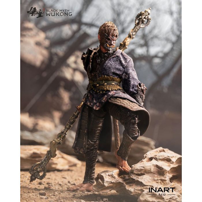 Black Myth: Wukong Action Figure 1/12 The Destined One in the Bronze Armor Set Deluxe Ver. 16 cm      