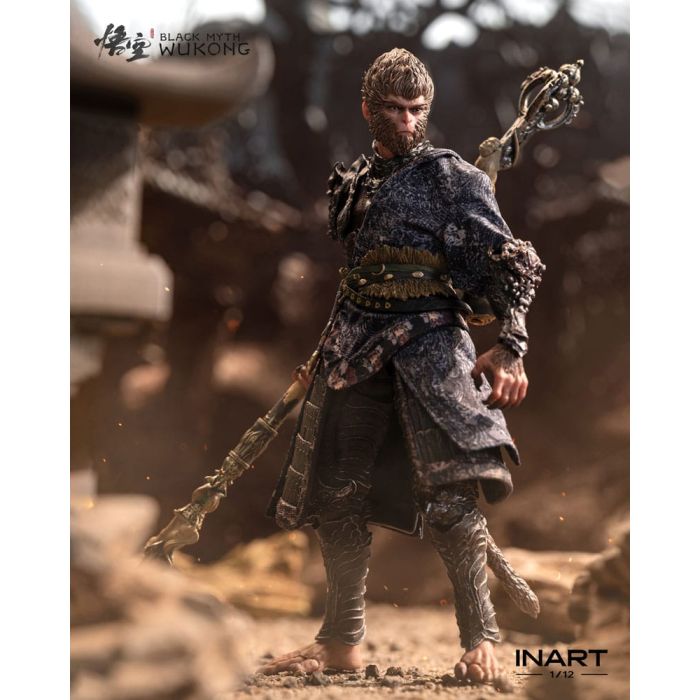 Black Myth: Wukong Action Figure 1/12 The Destined One in the Bronze Armor Set Deluxe Ver. 16 cm      