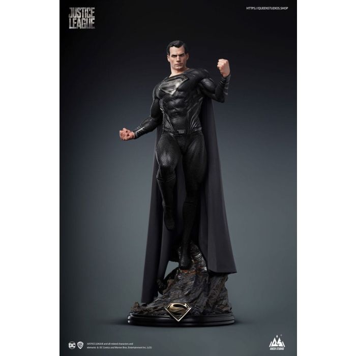 DC Comics Statue 1/3 Superman Black Suit Version Regular Edition80 cm