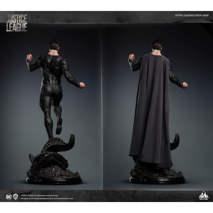 DC Comics Statue 1/3 Superman Black Suit Version Regular Edition80 cm