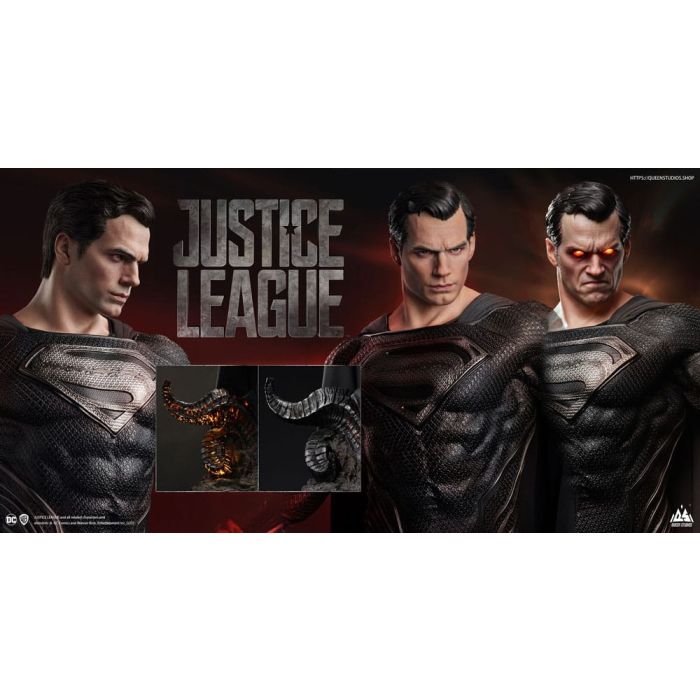 DC Comics Statue 1/3 Superman Black Suit Version Regular Edition80 cm