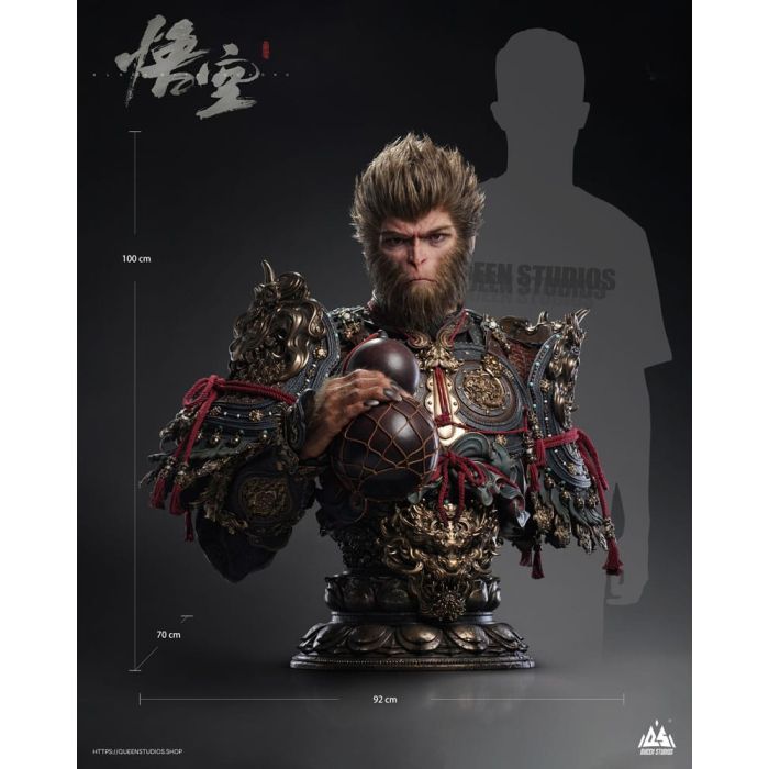 Black Myth: WuKong The Destined Bust 1/1 WuKong 100 cm