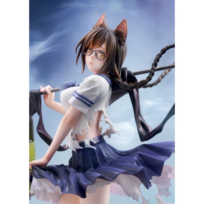 Comics Bakemonogatari PVC Figure 1/7 Tsubasa Hanekawa 26 cm