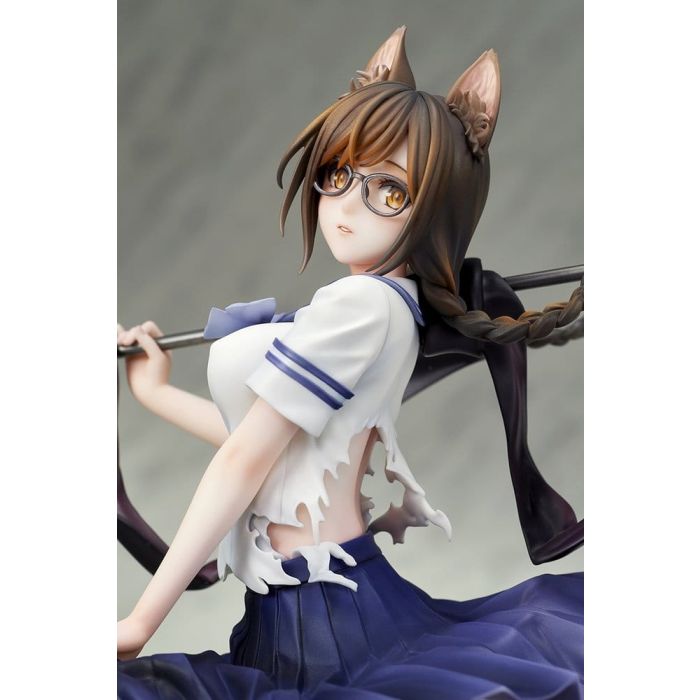Comics Bakemonogatari PVC Figure 1/7 Tsubasa Hanekawa 26 cm