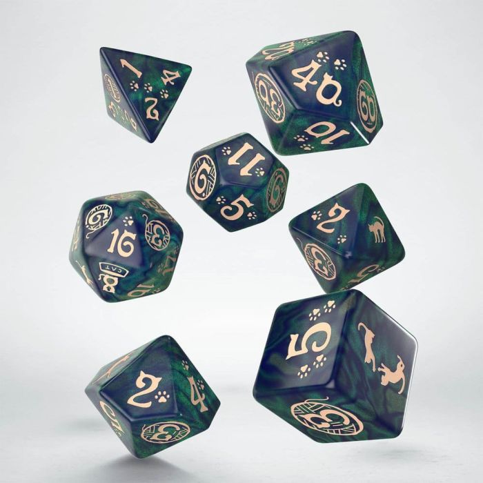 CATS Dice Set of 7 Mittens
