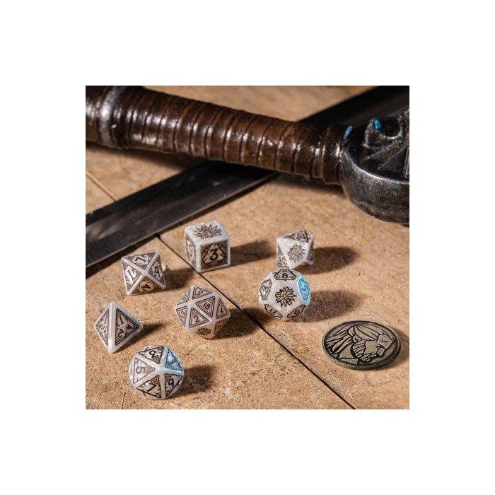 The Witcher Dice Set Geralt The White Wolf (7)