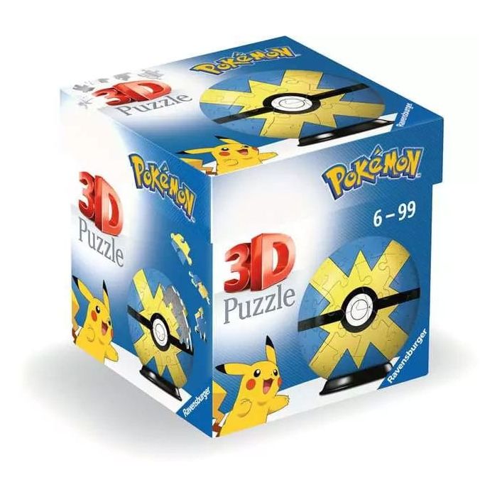 Pokémon 3D Puzzle Pokéballs: Quick Ball (55 pieces)
