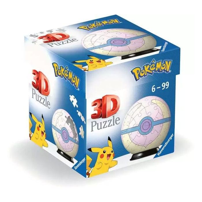Pokémon 3D Puzzle Pokéballs: Heal Ball (55 pieces)